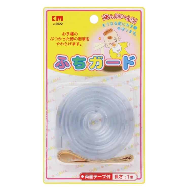 ベビー安全デスクテーブルエッジガード ソフトエッジクッション、長さ：1m、100cm（透明）