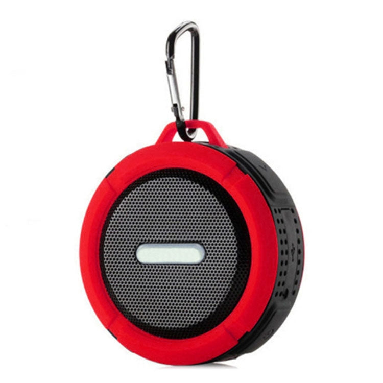 C6 屋外防水Bluetoothスピーカー 吸盤付き、ハンズフリー通話対応