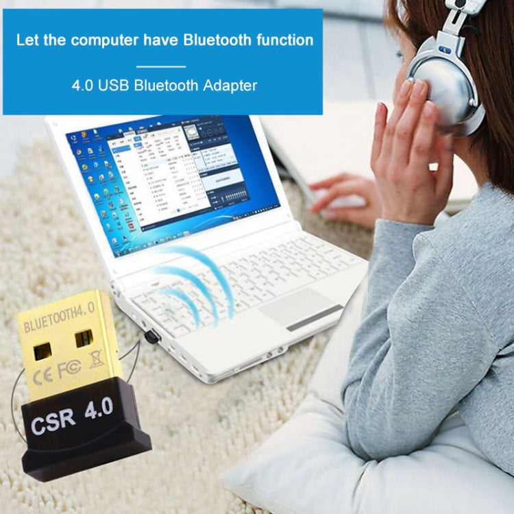 マイクロ Bluetooth 4.0 + EDR USBアダプター（V4.0）、伝送距離：30m、マイクロ Bluetooth