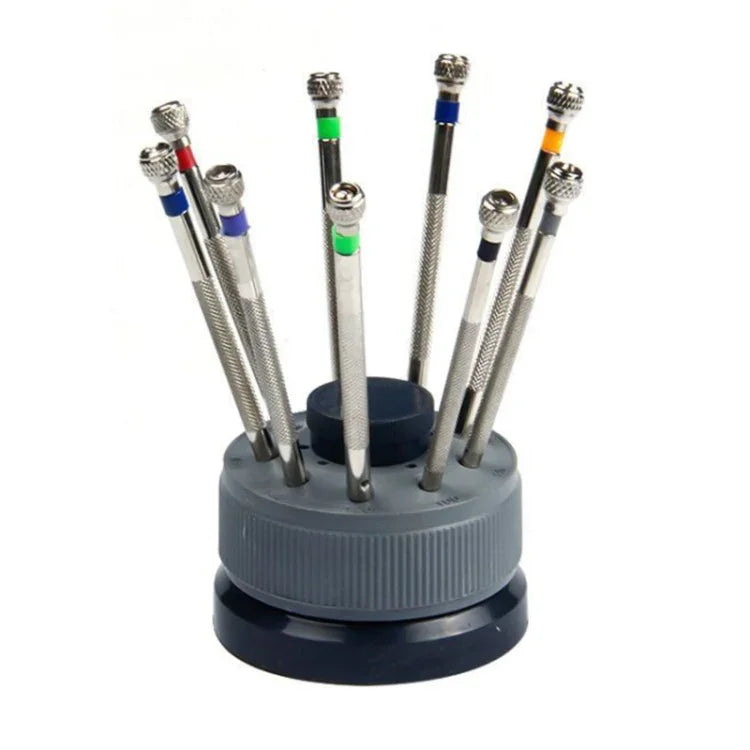 9本セット 0.5mm-2.5mm 時計修理用ドライバー工具セット、9-in-1