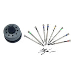 9本セット 0.5mm-2.5mm 時計修理用ドライバー工具セット、9-in-1