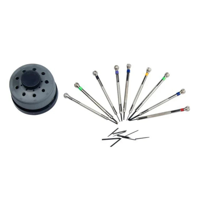 9本セット 0.5mm-2.5mm 時計修理用ドライバー工具セット、9-in-1