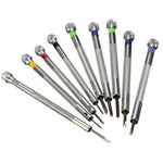 9本セット 0.5mm-2.5mm 時計修理用ドライバー工具セット、9-in-1