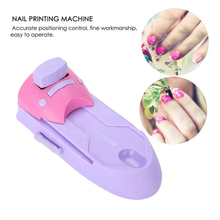 DIY Nail Art Printing Stamp Machine Set