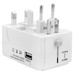 933L 4in1（EU＋UK＋AU＋USプラグ）ユニバーサルUSB充電器トラベルアダプター