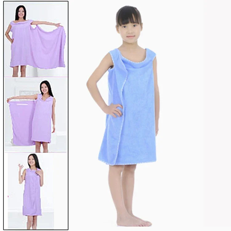 マジックタオル バスタオル 衣類 ビーチタオル 子供用ドレス、サイズ: 130 x 60cm、子供用タオル