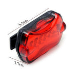5LED 防水バイク自転車ヘッドライト＋リア安全フラッシュライト 自転車ヘッドライト＋リア安全フラッシュライト