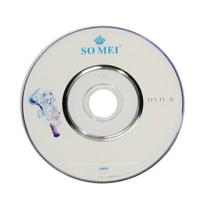 8cm ブランクミニDVD-R、1.4GB/30分、10枚入りパッケージ、価格は10枚分、8cm