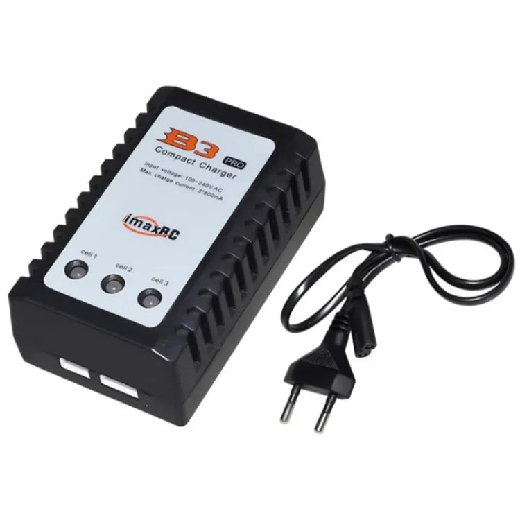 ImaxRC 7.4V/11.1V 2S/3S モデル飛行機ドローン用リチウムバッテリー インテリジェントバランス充電器、EUプラグ