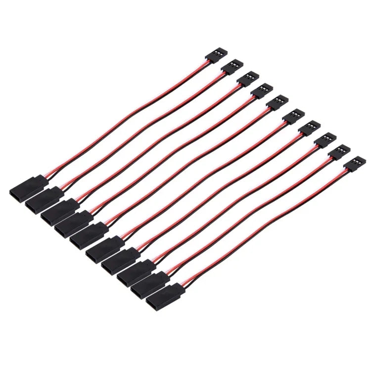 10本セット 15cm サーボ延長リード線ケーブル、10本 15cm