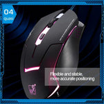 T7 有線 3色切替 1200 DPI 1600DPI 2400DPI ゲーミングUSB光学マウス、T7