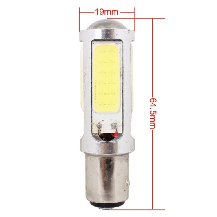 2PCS 1157/BAY15D 1250LM 20W + 5W 5 x COB LED White Light Car Brake Light Lamp Bulb, DC 12-24V, 1157