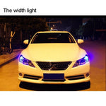 2 PCS T10 2W 120-140LM 6 LED Ice Blue 5050 LED Brake Light for Vehicles, DC12V, 6 5050 LEDs, 6 LED 5050 LEDs, 6  5050 LEDs