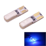 2 PCS T10 2W 120-140LM 6 LED Ice Blue 5050 LED Brake Light for Vehicles, DC12V, 6 5050 LEDs, 6 LED 5050 LEDs, 6  5050 LEDs