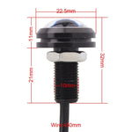 2 PCS  22.5mm 2W 200LM White + Yellow Light 4 LED SMD 5630 Eagle Eye Car Steering Light Daytime Running Light, 0