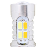 2PCS 1157/BAY15D 10W 700LM  Yellow + White Light 20-LED SMD 5630 Car Brake Light Lamp Bulb, Constant Current, DC 12-24V, 1157