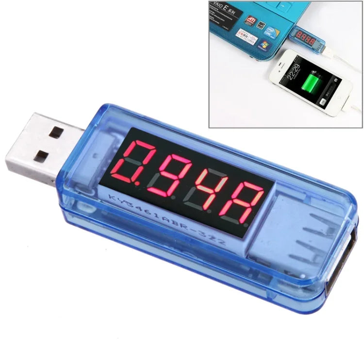 USB電圧チャージドクター／電流テスター 携帯電話／タブレット用（DG150）、USB電圧-KW-202