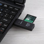 2in1 USB 3.0カードリーダー、超高速5Gbps、SDカード/TFカード対応