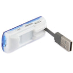 USB 2.0マルチカードリーダー、SD/MMC、MS、TF、M2カード対応