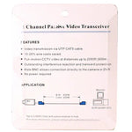 2個セット 1チャンネル パッシブビデオバラン UTP BNC Cat5 トランシーバー、X202E
