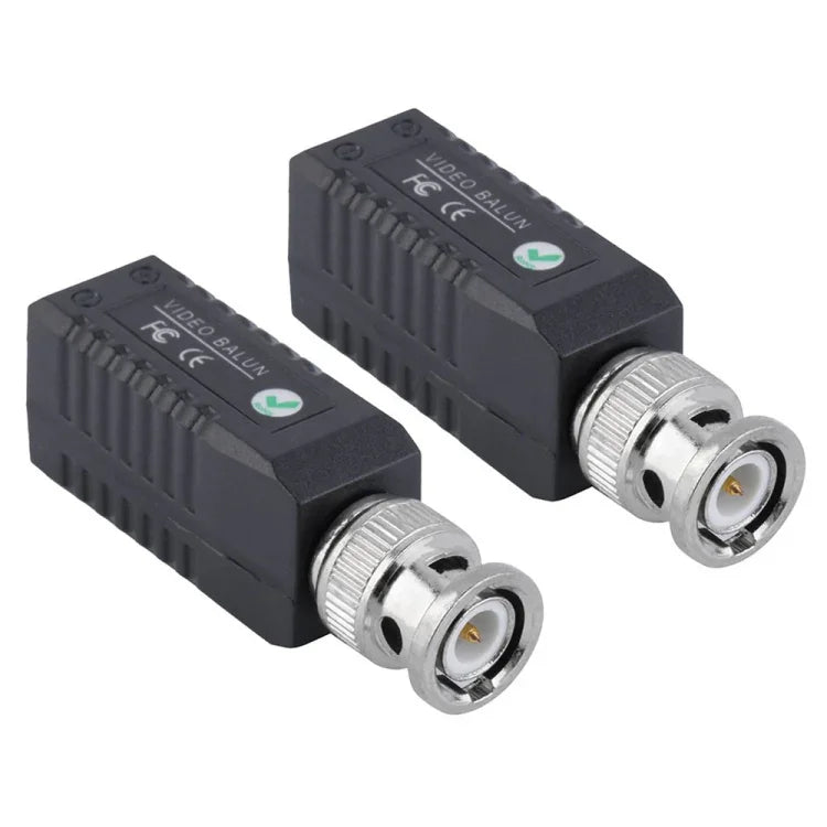 2個セット CCTV ツイスト BNC シングルチャンネル パッシブビデオバラン トランシーバー、203A