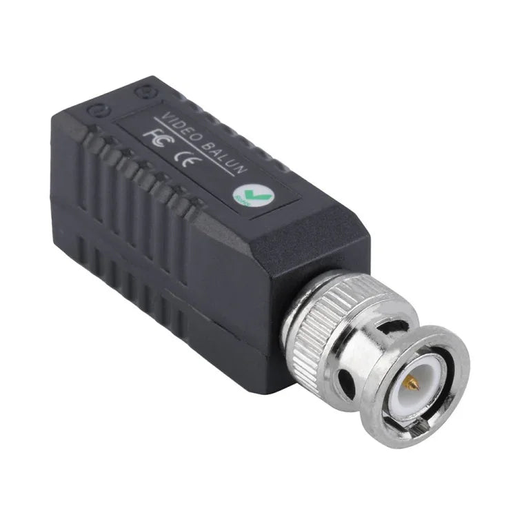2個セット CCTV ツイスト BNC シングルチャンネル パッシブビデオバラン トランシーバー、203A