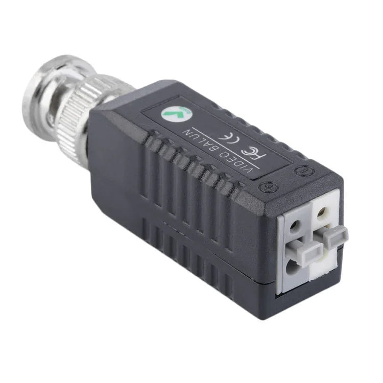 2個セット CCTV ツイスト BNC シングルチャンネル パッシブビデオバラン トランシーバー、203A