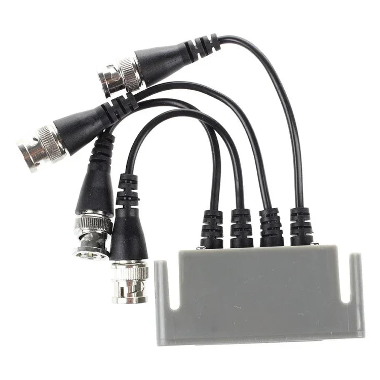 4チャンネルビデオ（BNC）からUTP（RJ45）ビデオバラン