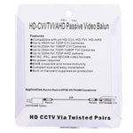 2個セット HD 202P同軸CVI/TVI/AHD 1CHパッシブ送受信機ビデオバラン, 202P