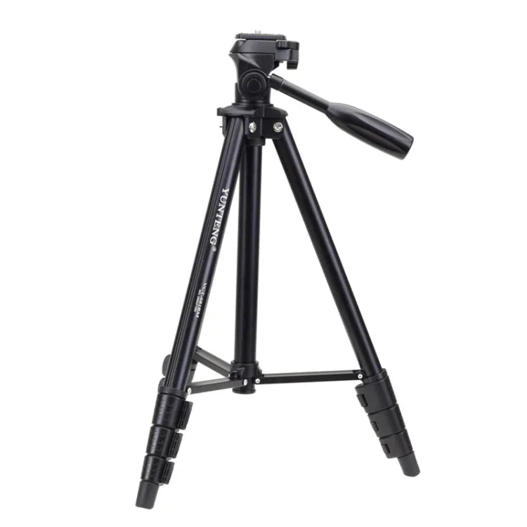 YUNTENG VCT-681 138cm SLR / マイクロSLR / デジタルカメラ用三脚スタンド、4段折りたたみアルミ脚、Canon / Nikon / Panasonic / Pentax / Casio / Sony / Fuji対応（耐荷重：3kg）