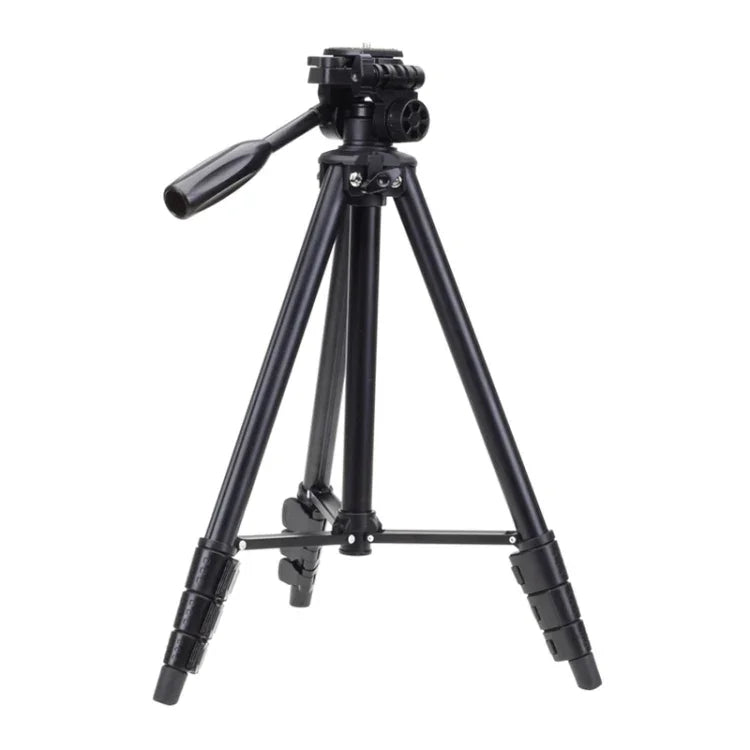 YUNTENG VCT-681 138cm SLR / マイクロSLR / デジタルカメラ用三脚スタンド、4段折りたたみアルミ脚、Canon / Nikon / Panasonic / Pentax / Casio / Sony / Fuji対応（耐荷重：3kg）