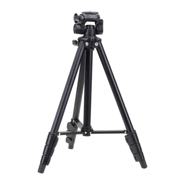 YUNTENG VCT-681 138cm SLR / マイクロSLR / デジタルカメラ用三脚スタンド、4段折りたたみアルミ脚、Canon / Nikon / Panasonic / Pentax / Casio / Sony / Fuji対応（耐荷重：3kg）