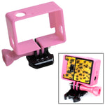 TMC 高品質三脚クレードルフレームマウントハウジング GoPro HERO4 /3+ /3、HR191、HR191（グレー）、HR191（ピンク）、HR191（イエロー）用