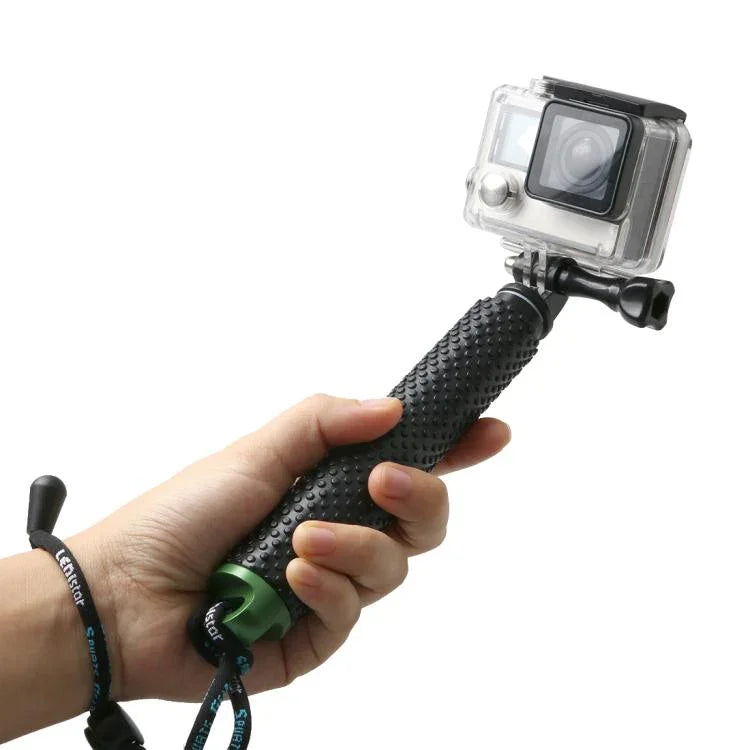 手持ち49cm伸縮ポールモノポッド GoPro、Insta360、DJIおよびその他のアクションカメラ用、最大長さ：49cm（レッド）、最大長さ：49cm（ブルー）、最大長さ：49cm（ゴールド）、最大長さ：49cm（グリーン）