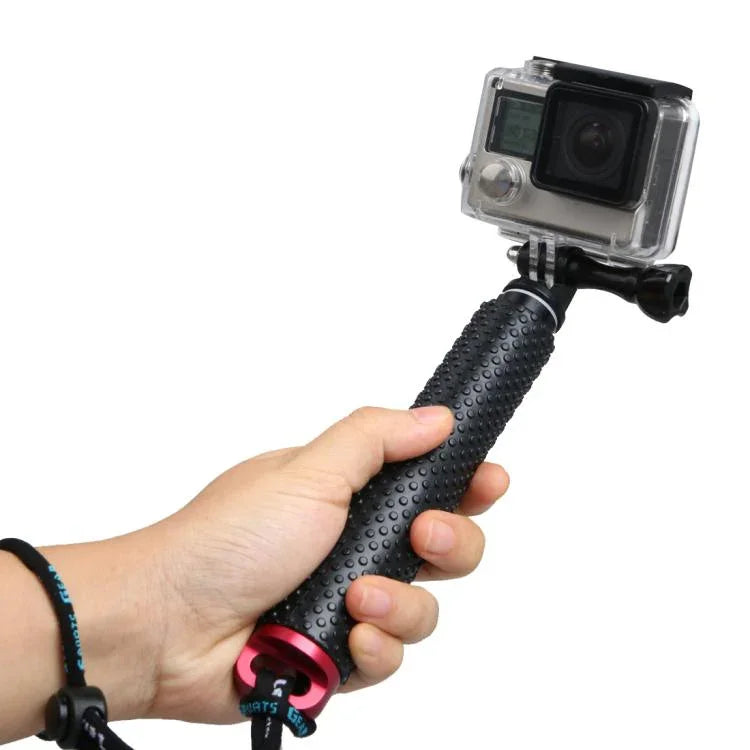 手持ち49cm伸縮ポールモノポッド GoPro、Insta360、DJIおよびその他のアクションカメラ用、最大長さ：49cm（レッド）、最大長さ：49cm（ブルー）、最大長さ：49cm（ゴールド）、最大長さ：49cm（グリーン）
