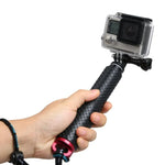 手持ち49cm伸縮ポールモノポッド GoPro、Insta360、DJIおよびその他のアクションカメラ用、最大長さ：49cm（レッド）、最大長さ：49cm（ブルー）、最大長さ：49cm（ゴールド）、最大長さ：49cm（グリーン）