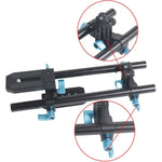 YEANGU YLG1005B 15mm シンプルスタンドレールロッド SLRカメラ用、YLG1005B