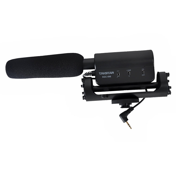 TAKSTAR SGC-598 プロ用写真撮影インタビュー専用マイク DSLR & DVカムコーダー用