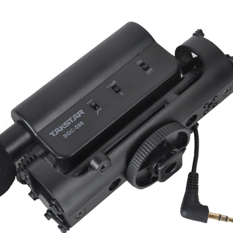 TAKSTAR SGC-598 プロ用写真撮影インタビュー専用マイク DSLR & DVカムコーダー用