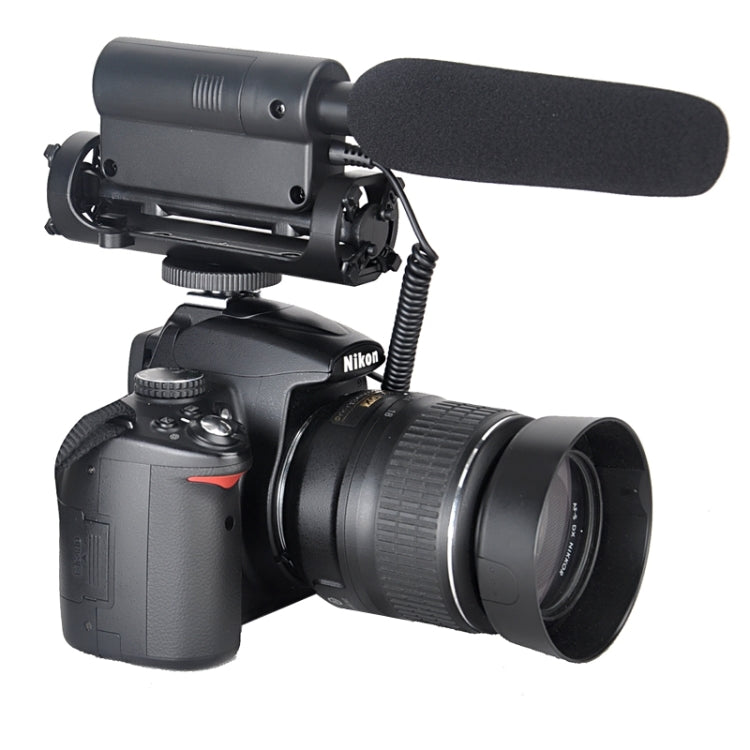 TAKSTAR SGC-598 プロ用写真撮影インタビュー専用マイク DSLR & DVカムコーダー用