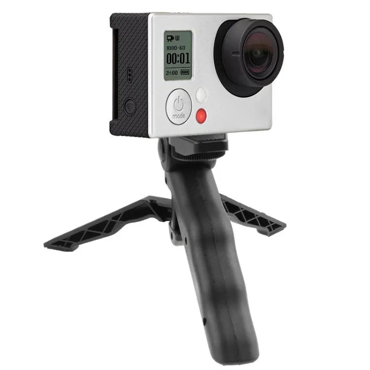 携帯折りたたみ式デスクトップスタンド回転三脚 GoPro、Insta360、DJIおよびその他のアクションカメラ用、デスクトップスタンド
