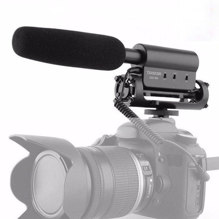 SGC-598 コンデンサ録音マイク プロ用写真撮影インタビュー専用マイク DSLR & DVカムコーダー用