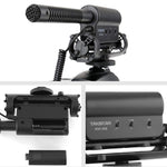SGC-598 コンデンサ録音マイク プロ用写真撮影インタビュー専用マイク DSLR & DVカムコーダー用