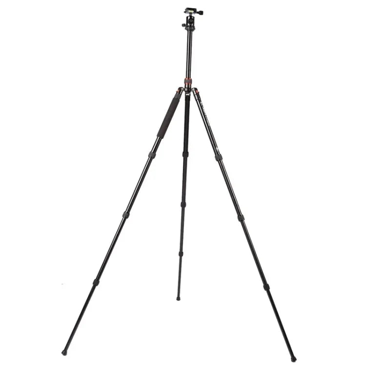 Triopo MT-2504C 調節可能なポータブルアルミニウム三脚 NB-1Sボールヘッド付き Canon Nikon Sony DSLRカメラ用, MT-2504C（ブラック）, MT-2504C（ゴールド）