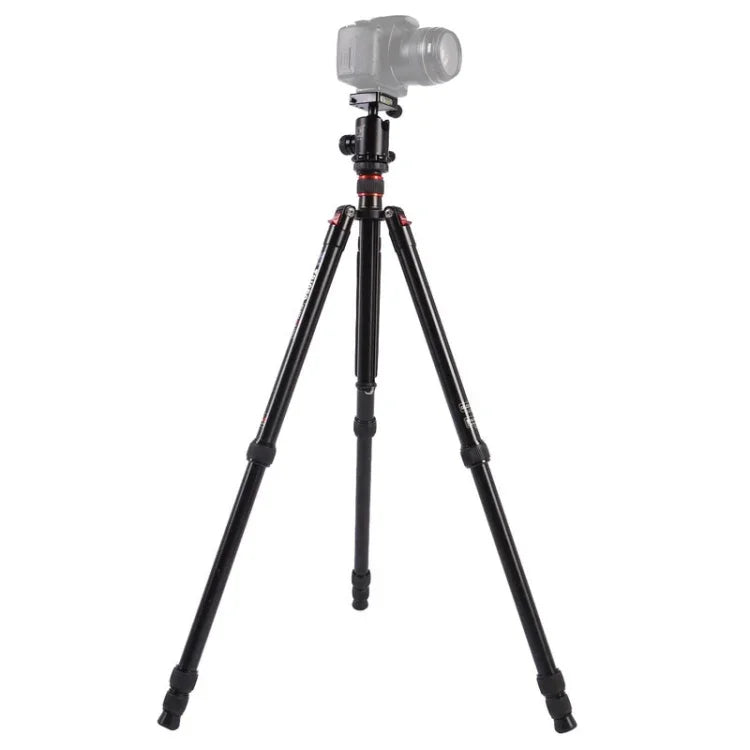 Triopo MT-2804C 調節可能なポータブルアルミニウム三脚 NB-2Sボールヘッド付き Canon Nikon Sony DSLRカメラ用, MT-2804C（ブラック）, MT-2804C（ゴールド）