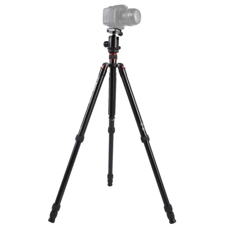 Triopo MT-2804C 調節可能なポータブルアルミニウム三脚 NB-2Sボールヘッド付き Canon Nikon Sony DSLRカメラ用, MT-2804C（ブラック）, MT-2804C（ゴールド）