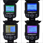 Triopo TR-985 DSLRカメラ用TTL高速フラッシュスピードライト、Canon用TR-985、Nikon用TR-985
