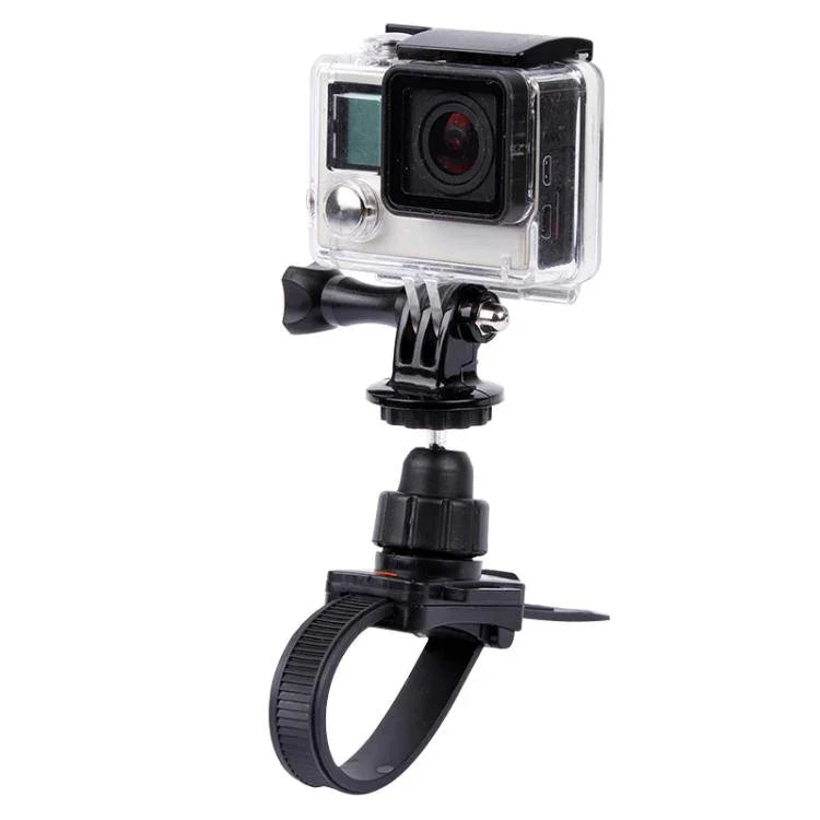 GoPro HERO4 / 3+ / 2 & 1、XiaoMi YI、SJCAM SJ4000 / SJ5000 / SJ6000 / SJ7000 / Kjstarスポーツカメラ用ヘッドストラップ / ヘルメット帽付きカメラマウント三脚ホルダー