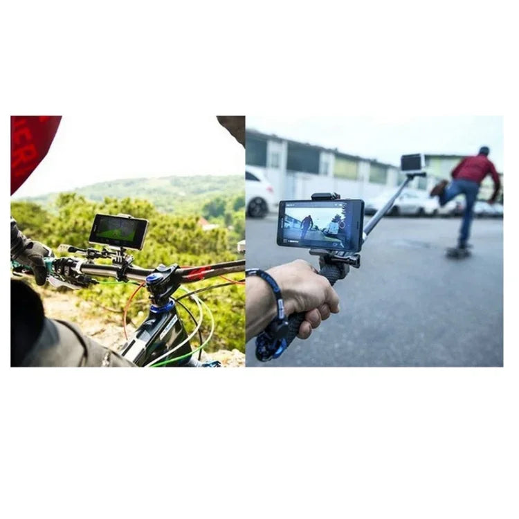 HR335屋外携帯電話固定マウントセット、幅51-84mmの携帯電話、GoProカメラ対応