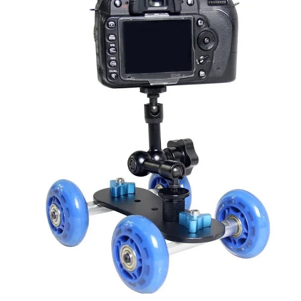 YELANGU YLG0105B ミニスケールカメラドーリートラックカー Canon / Nikonカメラ / DSLRカメラ用、YLG0105B